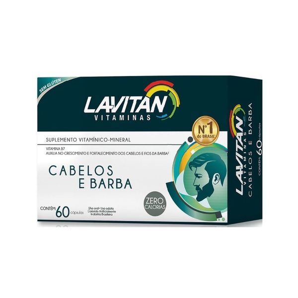 Lavitan Vitamina Cabelos E Barba 60 Comprimidos