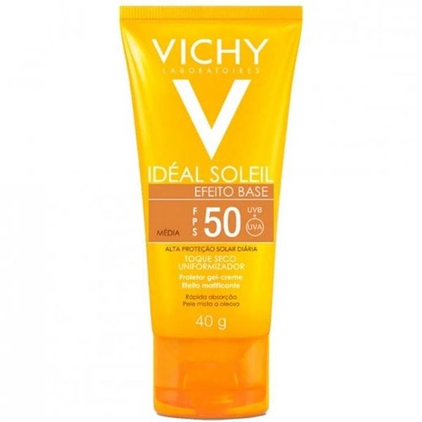 Vichy Ideal Soleil Fps50 Efeito Base Media 40G