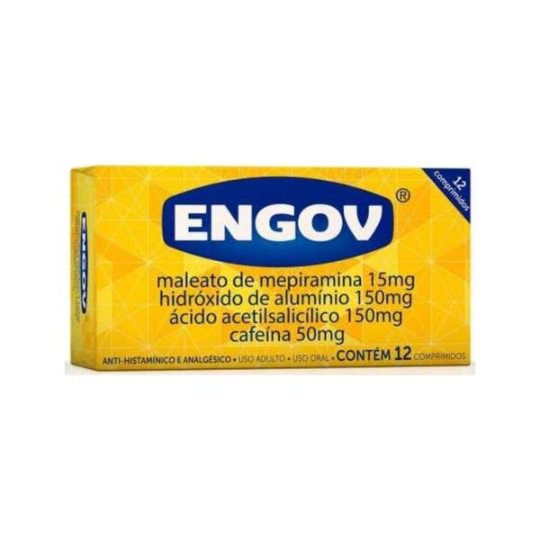 Engov 12 Comprimidos