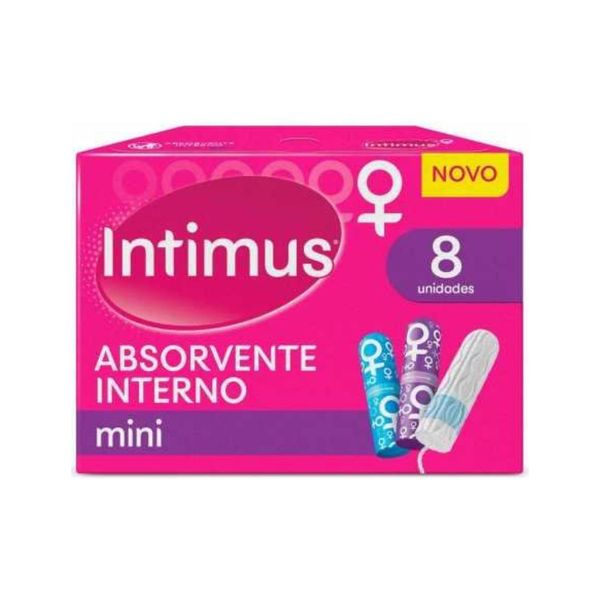 ABSORVENTE INTERNO INTIMUS C/8 MINI