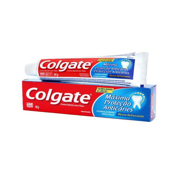 CREME DENTAL COLGATE MAX PROT ANTICARIES 90G - Remed Medicamentos Especiais