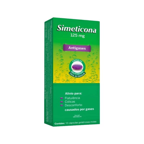 SIMETICONA 125MG 10CAPS CIMED SIMETICONA 125MG 10CAPS CIMED