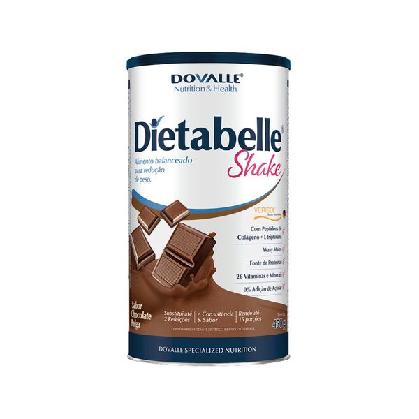 DIETABELLE CHOCOLATE BELGA 450G